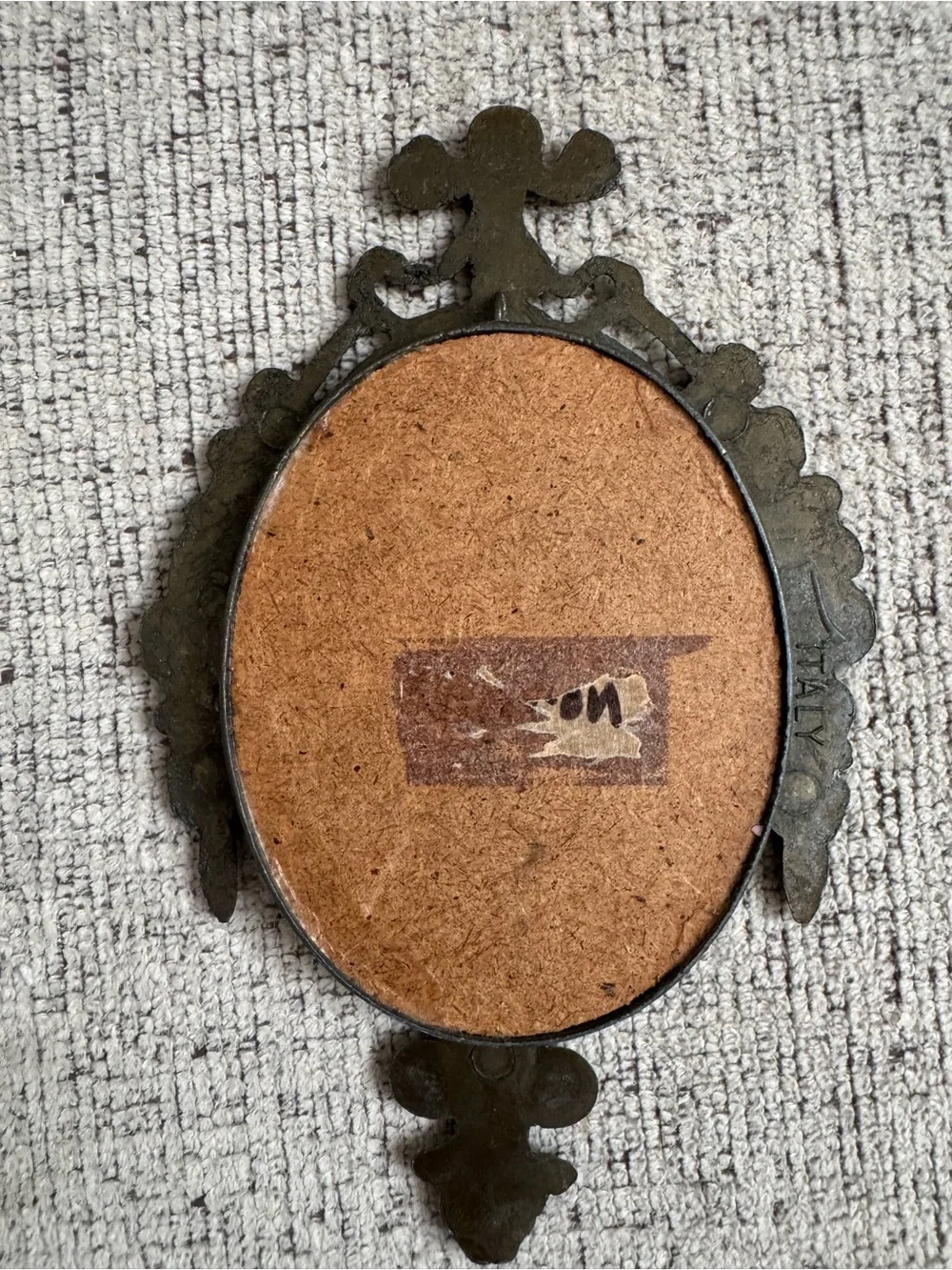 Vintage Italian Ornate Floral Wall Plaque - Unbranded